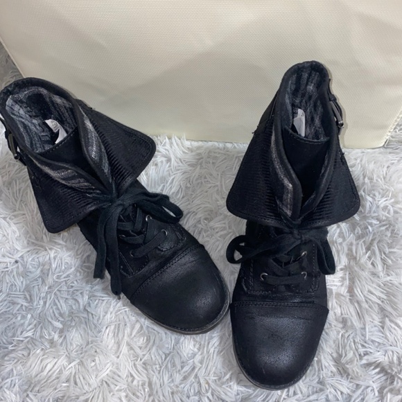 Black Ankle Boots - Picture 3 of 4